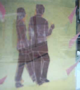 amistad (sideA) - collage ,12'4x14'2x1 cms, 2006