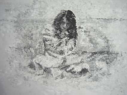 Sin t�tulo - gouache sobre tela, 30x50cms, 2007