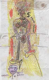 Sin título - técnica mixta sobre papel seda, 2006