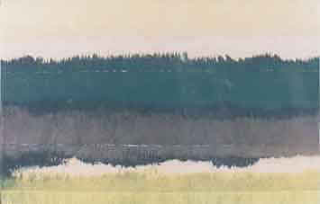 ST - oleo y cinta sobre lienzo, 14x22cm, 2003