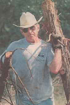 george bush en su rancho texano de Crawford.