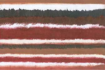S/T - leo y cinta de carrocero sobre lienzo, 16x22cm, 2003
