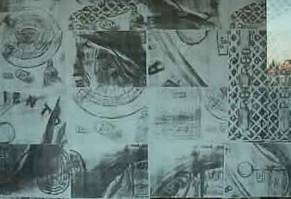 Ariana Machado - Reflejos (El entorno de La Fresneda y yo) Instalaci�n procesual, Agosto-septiembre, 2006
